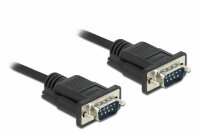 DELOCK Seriell Kabel RS-232 D-Sub9 St zu Bu m. Steckergeh.3m