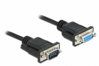DELOCK Seriell Kabel RS-232 D-Sub9 St zu Bu m. Steckergeh.2m