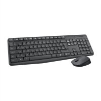 Logitech Wireless Keyboard+Mouse MK235 black retail