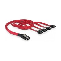 DELOCK SAS Kabel Mini SAS 36Pin -> 4x Sata 7Pin 0.50m
