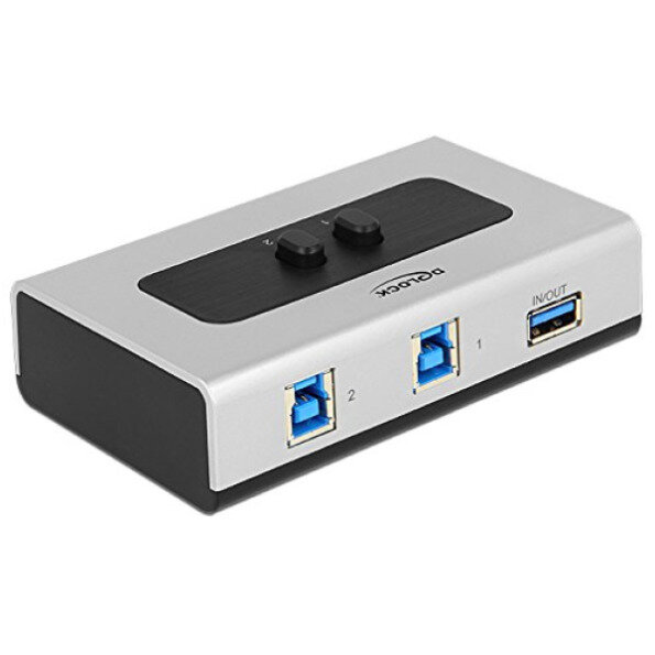 DELOCK USB3.0 Switch 2 Eingänge -> 1 Ausgang bidirekt