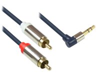 Good Connections Audiokabel  3,5mm-St. gew.-2xRCA St. 5m