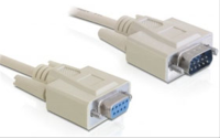 DELOCK Seriell-Verl. D-Sub9 -> D-Sub9 St/Bu 3.00m grau