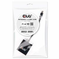 Club3D Adapter MiniDisplayPort > HDMI 2.0 3D 4K60Hz...