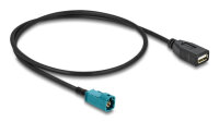 DELOCK Kabel HSD Z Stecker zu USB 2.0 Typ-A Buchse 0,5 m