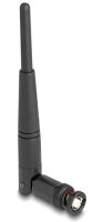 DELOCK WiFi 2,4 GHz Antenne BNC Stecker 2 dBi 14,5 cm omnidi
