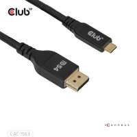 Club3D USB Typ C  Stecker <-> DP 2.1 Stecker...