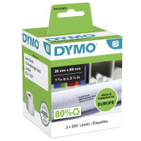 DYMO LW-Adressetiketten            36x 89mm  2Rl 260St/Rolle