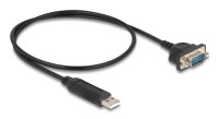 DELOCK  USB RS-232 Adapter USB 2.0 zu D-Sub 9 Stecker