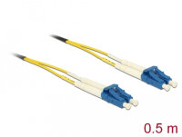 DELOCK Kabel LWL LC > LC Singlemode OS2 0,5m