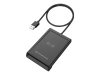 CONCEPTRONIC Dual-Interf. Smart-ID Kartenleser USB-A schwarz