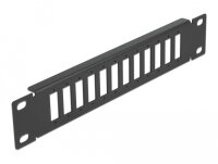 DELOCK 10" LWL Patchpanel 12 Port SC Dup./LC Quad 1...