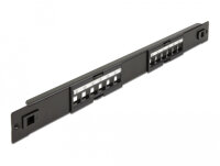 DELOCK 19" Keystone Patchpanel 12 Port werkzeugfrei