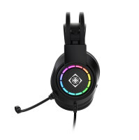 Deltaco Headset Gaming Stereo DH2020 USB RGB schwarz