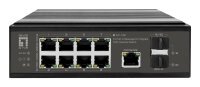 LevelOne Industr.PoE+Switch  8x2.5G PoE/2x1G/10G SFP+Uplinks