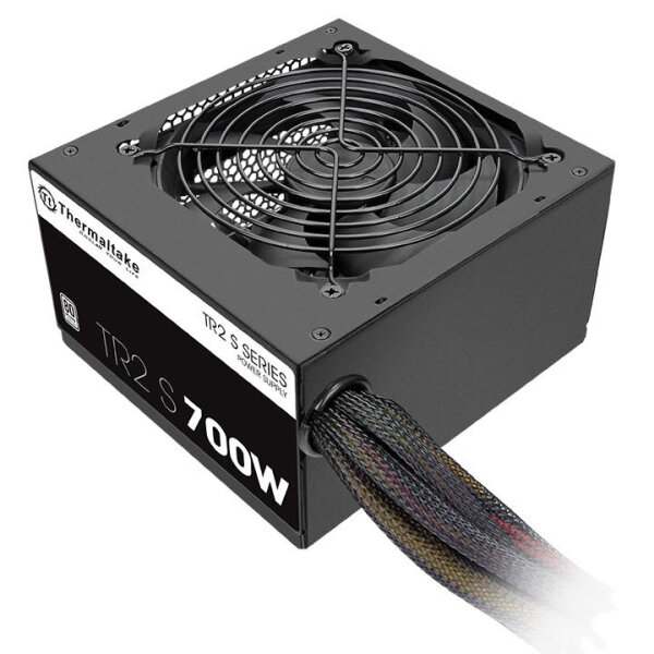 700 Watt Thermaltake TR2 S ATX Non-Modular 80 PLUS 120mm Lüfter schwarz