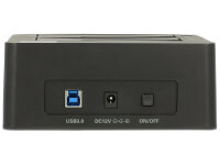 DELOCK Dockingstation 2x SATA III 2.5/3.5" HDD -> USB3.0 Clone Klonfunktion
