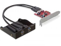 DELOCK FrontPanel 3,5" 2x USB3.0 + PCIe Card (2x...