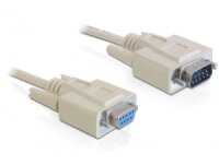 DELOCK Seriell-Verl. D-Sub9 -> D-Sub9 St/Bu 2.00m grau