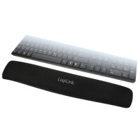 Logilink Handballenauflage Tastatur schwarz Gel