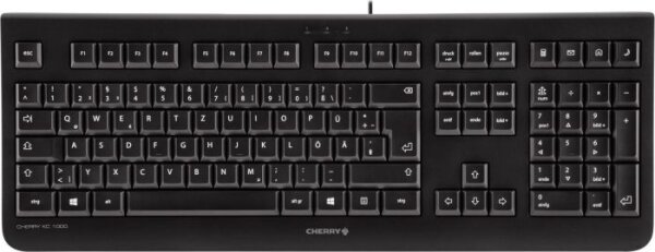 CHERRY TAS KC 1000 Corded EU-Layout schwarz