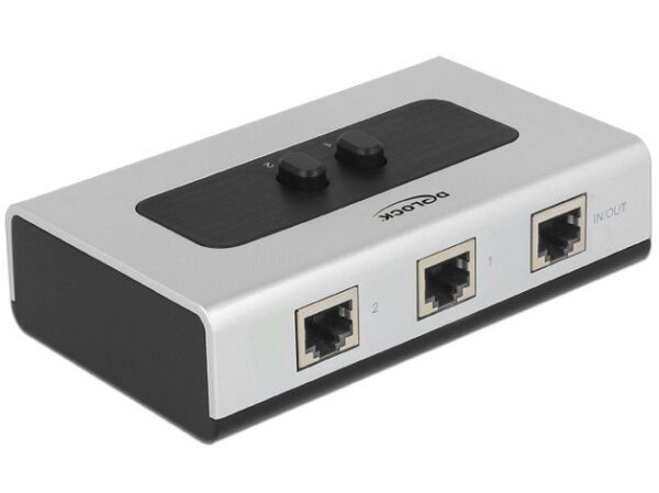 DELOCK RJ45 Switch 2->1 + 1->2 bidirektional
