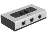 DELOCK RJ45 Switch 2->1 + 1->2 bidirektional