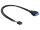 DELOCK USB3.0 Kabel  Pinheader 19pin -> 8pin Bu/St 0.4