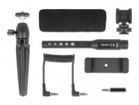 DeLOCK Vlog Shotgun Mikrofon Set für Smartphones und...