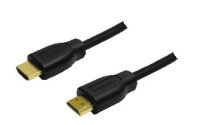 Kabel Logilink HDMI mit Ethernet High Speed  - schwarz 1m...