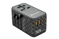 Verbatim GaN III Uni.Travel Adap 100W Welt-zu-Welt UTA-06...