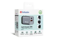 Verbatim GNC-35 GaN Charger 34W 1xUSB-C PD, 1xUSB-A QC...