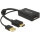 DELOCK HDMI Adapter A -> Displayport St/Bu +USB Strom 4K