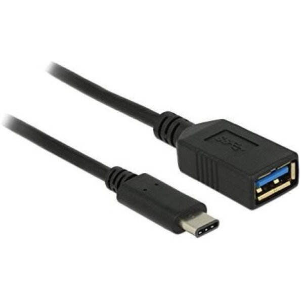 DELOCK USB3.1 Kabel C -> A St/Bu 0.15m schwarz