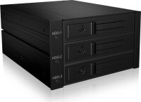 Backplane IcyBox 3x3,5" SATA/SAS HDD/SSD -> 2x...