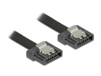 DELOCK SATA-Kabel SATA III -> SATA St/St 0.50m FLEXI schwarz