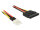 DELOCK Stromkabel SATA 15Pin -> Floppy 4Pin St/St 0.24m