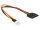 DELOCK Stromkabel SATA 15Pin -> Floppy 4Pin St/St 0.24m
