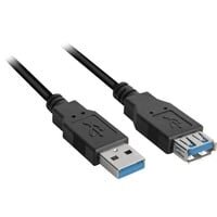 Sharkoon Kabel USB 3.0 Verlängerung  2,0m           schwarz