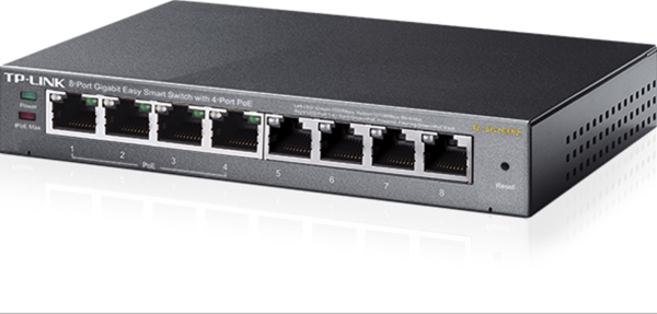 TP-Link TL-SG10 8-Port RJ45 Gigabit Desktop Easy Smart Switch 55W PoE/64W PoE+