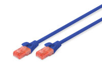 DIGITUS Patchkabel Cat6  U/UTP 2xRJ45  3.0m blau...
