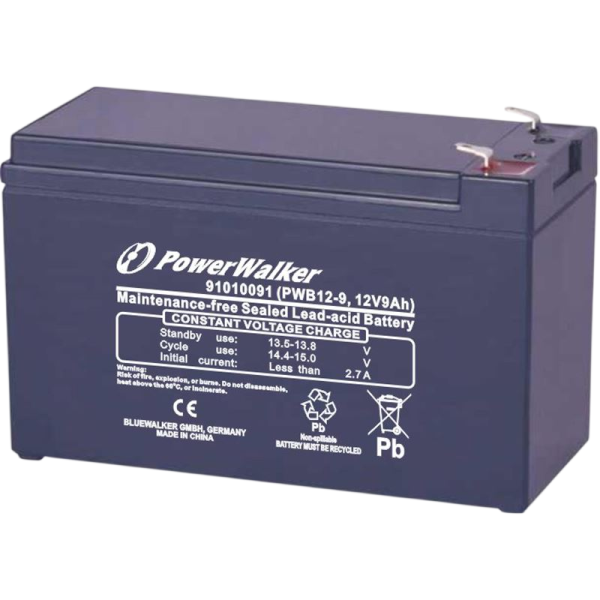 BlueWalker PowerWalker PWB12-9 USV Battery Pack 9Ah VRLA Batterie