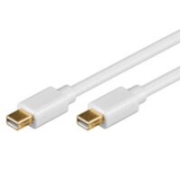 Goobay Mini DP Kabel 2m weiss
