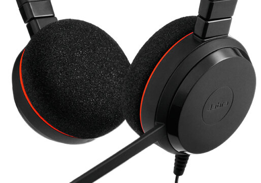 Jabra Headset Evolve 20 MS Duo USB NC schnurgebunden