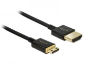 DELOCK HDMI Kabel Ethernet A -> mini C St/St 2.00m 3D...