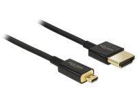 DELOCK HDMI Kabel Ethernet A ->micro D St/St 2.00m 3D...