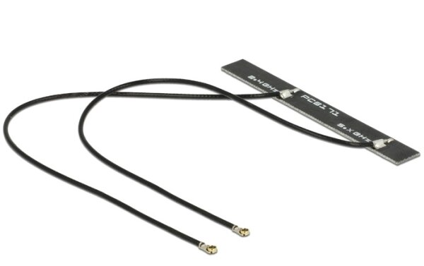 DELOCK WL-Antenne  2x I-PEX Mini, intern, 2x 0.15m, 802,11
