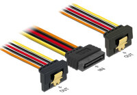 DELOCK Stromkabel SATA 15pin -> 2x SATA 15pin St/Bu/Bu...