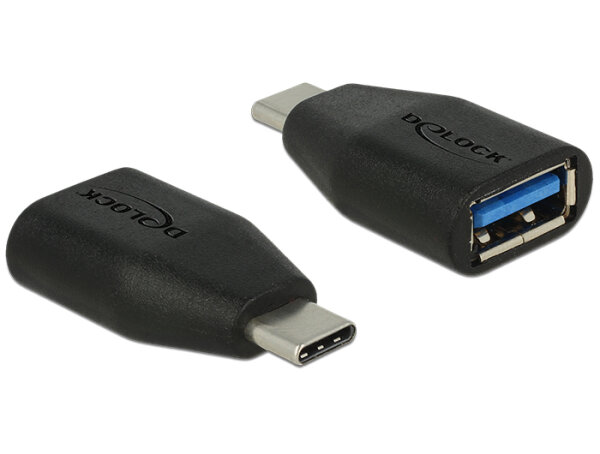DELOCK USB3.1 Adapter A -> C Bu/St schwarz