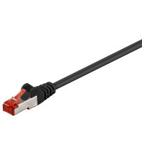 Goobay S/FTP CAT6 1m SCHWARZ